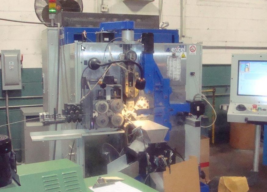 Spring and wireform coiling machine — precision spring production