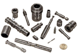 Precision Swiss-turned parts assortment – stainless steel and alloy components