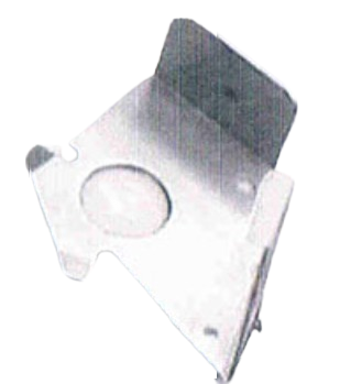 Stamped bracket with mounting holes