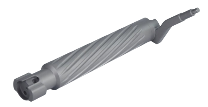DMLS printed suppressor component – AGF Defcom additive manufacturing
