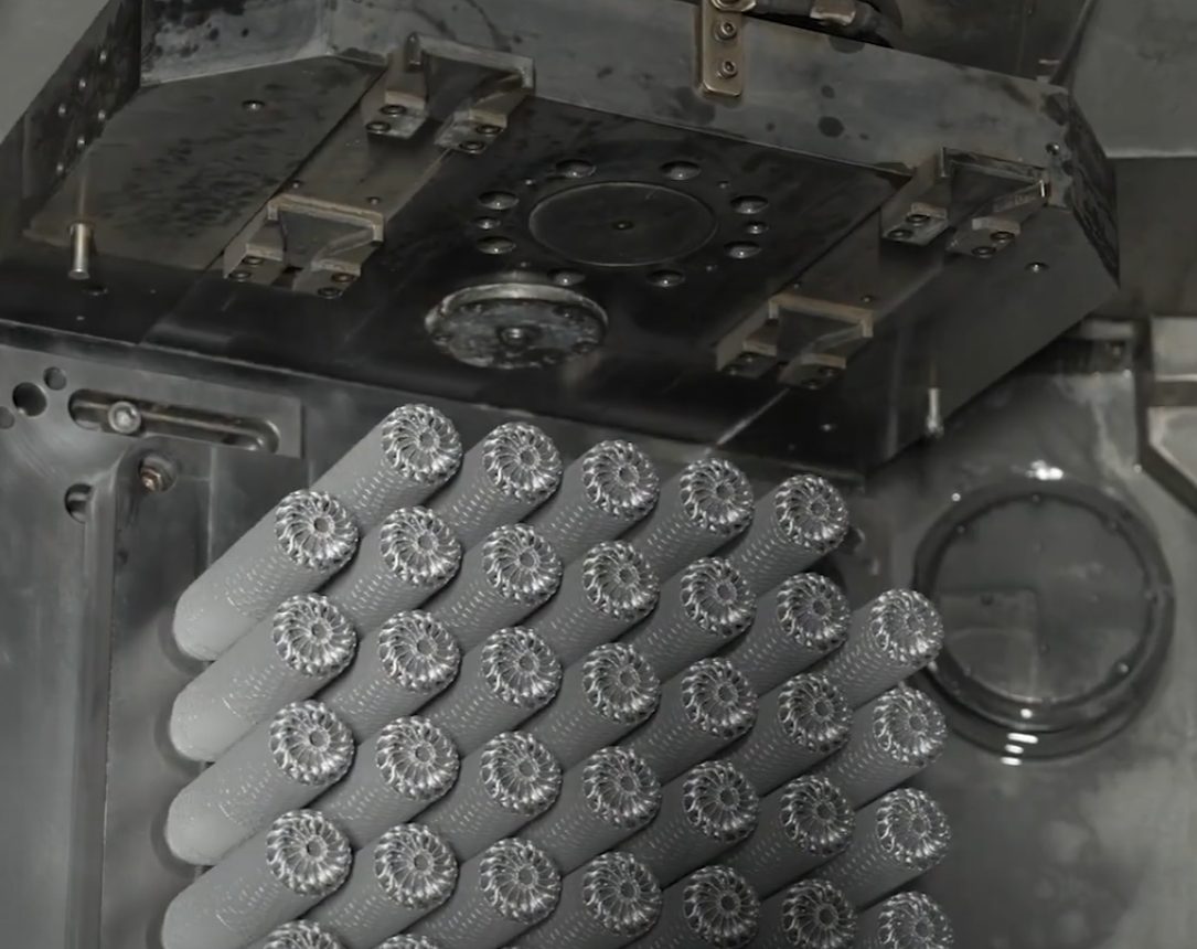 Direct metal laser sintering build tray with precision metal components